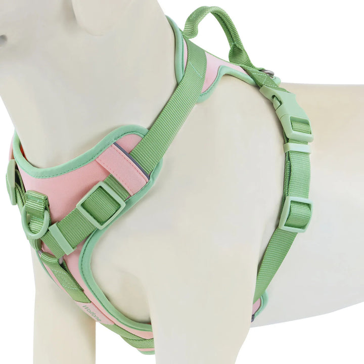 Splicing Color Dog Harness – No-Pull, Adjustable & Personalized