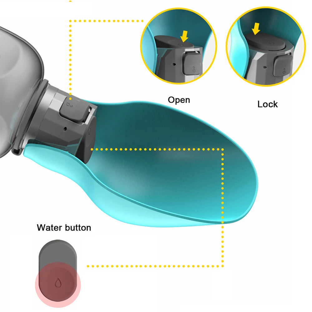 💧 Portable Dog Water Bottle – Leak-Proof Pet Hydration for Outdoor Walks & Travel