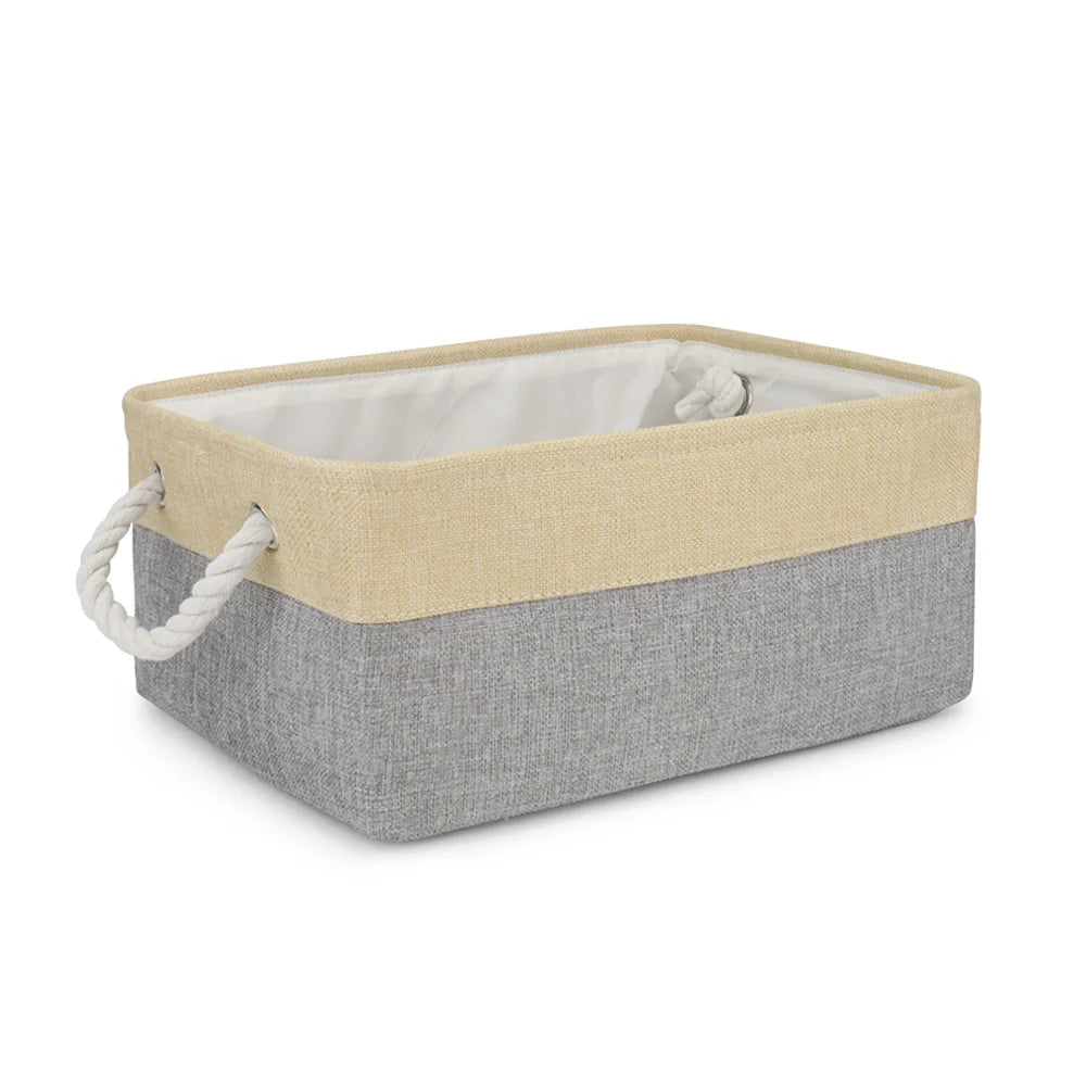 Dog Toy & Accessories Storage Basket – Organizer Bin for Pet Clothes, Leashes, Collars & Toys