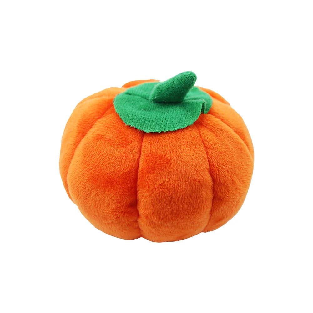 🐶 1Pc Pet Toys Fruit & Animal Cartoon Plush Squeaky Toy 🍓🐾