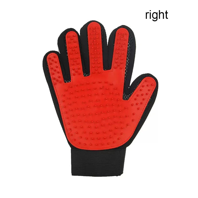 Pet Grooming Glove 🐾 Deshedding & Massage Brush for Dogs & Cats