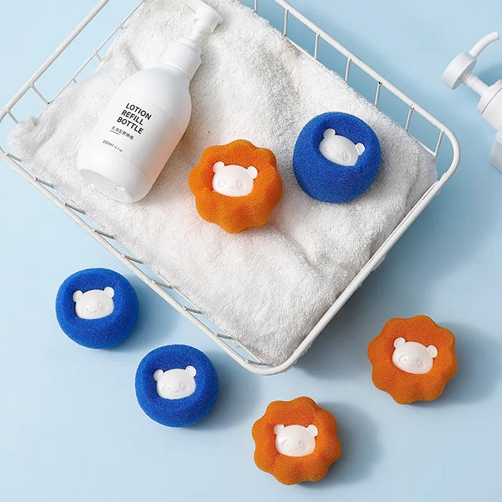 🧺 Pet Hair Remover Laundry Lint Catcher – Reusable Fur & Hair Cleaning Tool (2 Colors)
