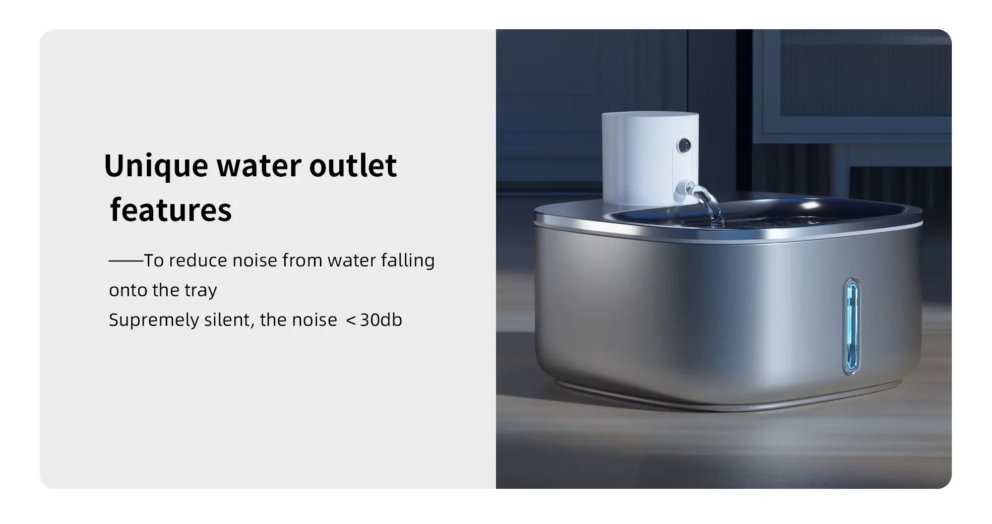 🐾 3.2L Wireless Stainless Steel Cat Water Fountain – Rechargeable with Infrared Sensor & 3 Modes