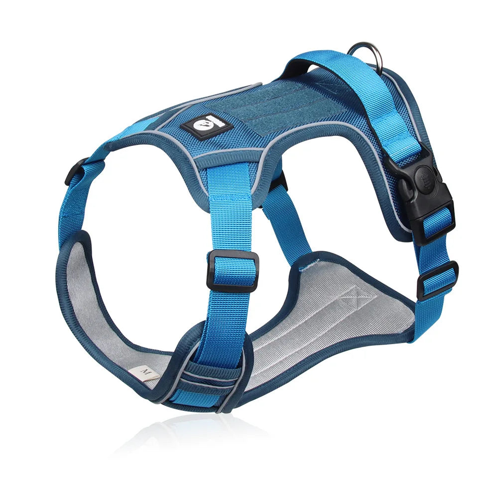 🛡️ Tactical Dog Harness – Reflective Waterproof Vest for Medium & Large Dogs