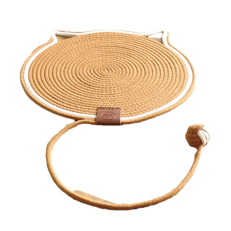 Cotton Rope Cat Scratching Mat – Durable Wear-Resistant Claw Grinder & Scratcher Toy