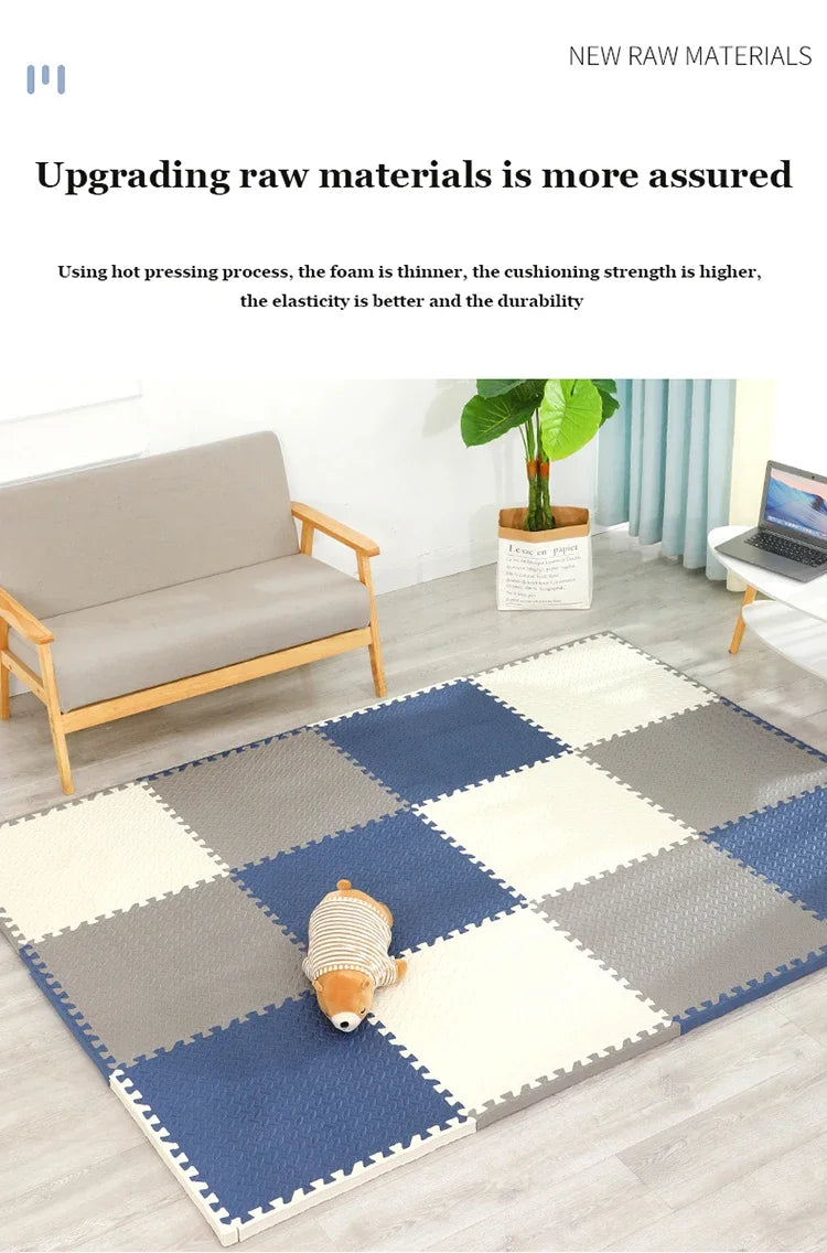 8–16pcs Baby Puzzle Foam Play Mat – Interlocking Educational Floor Carpet for Kids & Toddlers, 30x30cm EVA Foam
