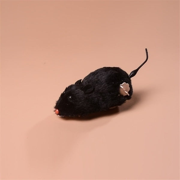 Lifelike Plush Running Mouse Toy for Cats & Dogs – Random Color, Fun Gift