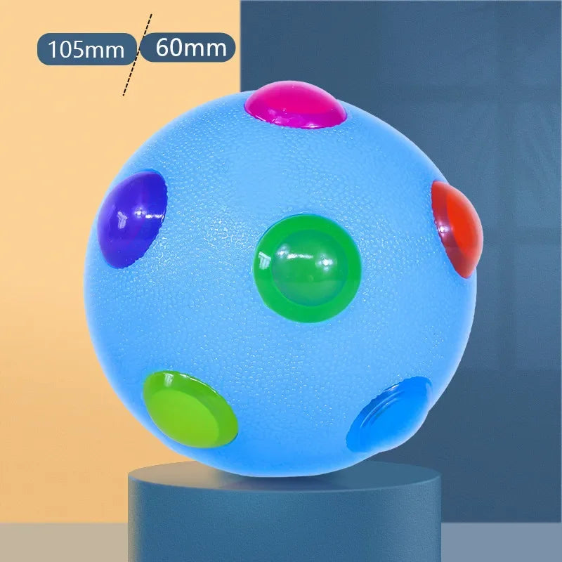 LED Glowing Ball Toy – Flashing Light Ball for Pets & Kids