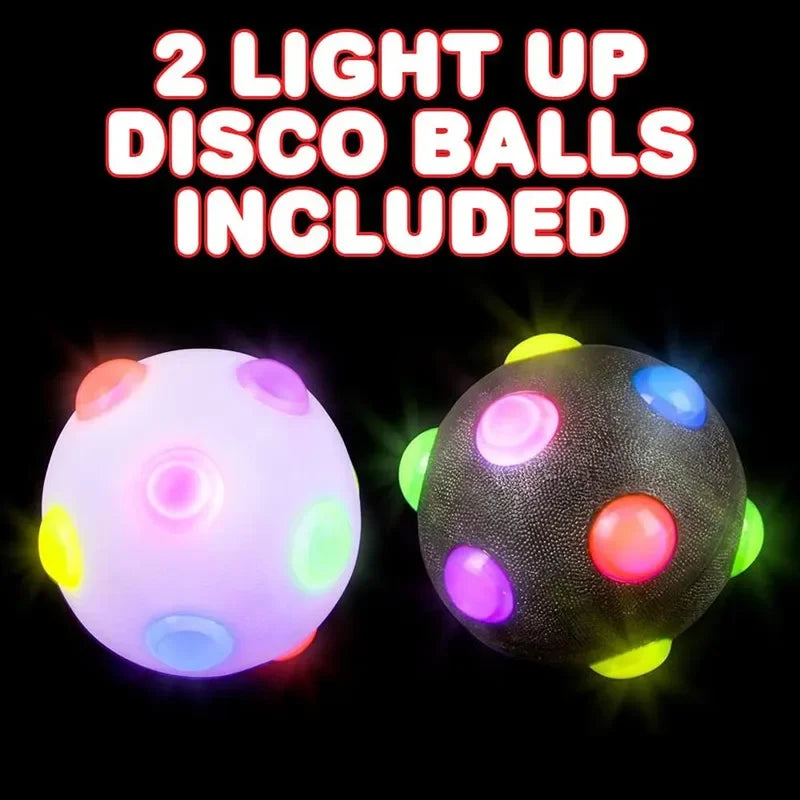 LED Glowing Ball Toy – Flashing Light Ball for Pets & Kids
