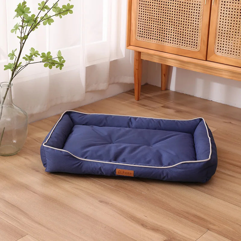 Waterproof Dog Bed – All-Season Oxford Fabric Pet Bed with Thickened PP Cotton Filling