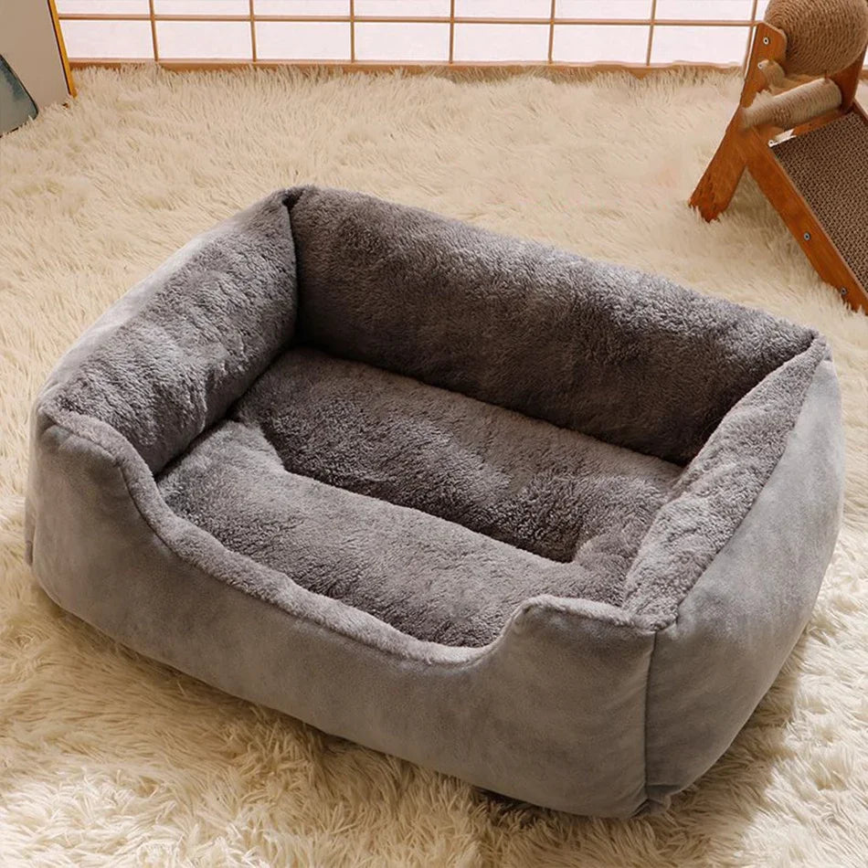 Cozy Cat & Dog Bed – Soft Pet Cushion House for Cats & Small Dogs, Basket-Style Pet Habitat