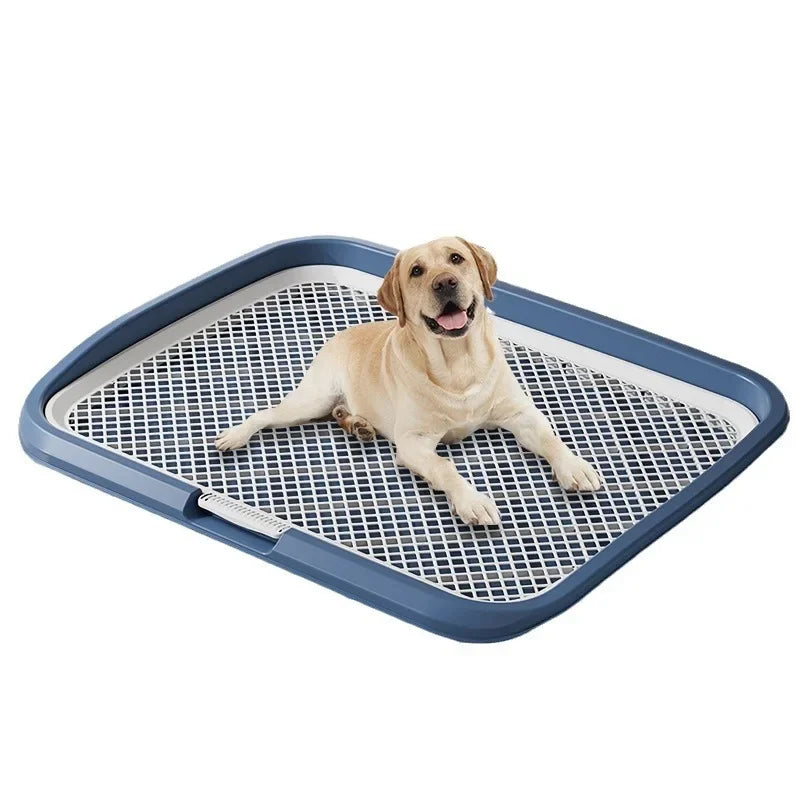Extra Large Dog Toilet Tray – Splash-Proof, Reusable & Easy-to-Clean Indoor Pet Potty Training Pad Holder