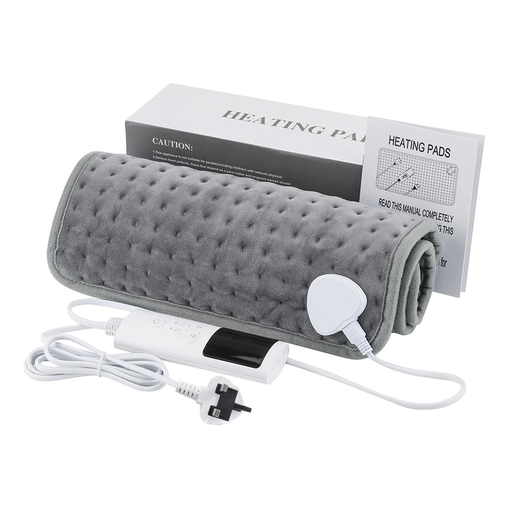 🔥 Electric Heating Pad Blanket – Thermal Shoulder, Abdomen & Back Warmer for Winter Fatigue Relief