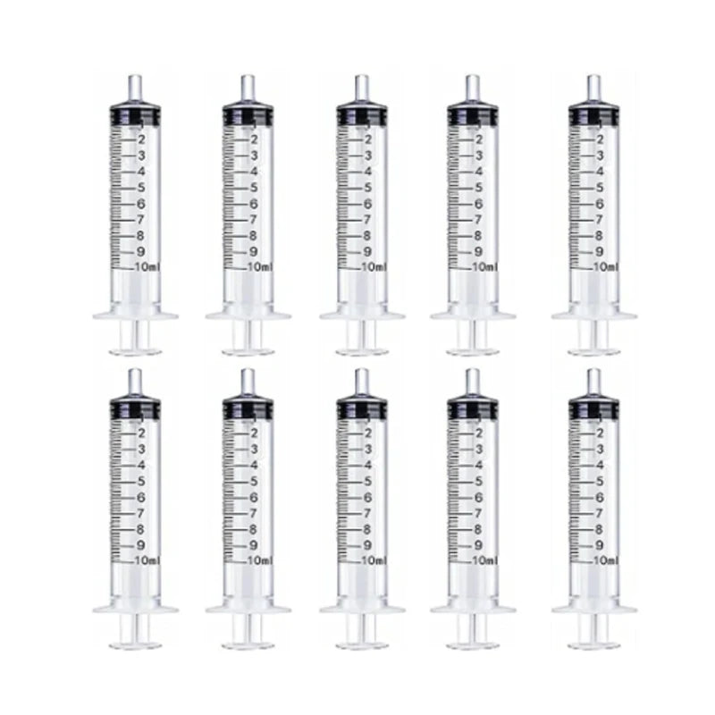 2-20Pcs Plastic Reusable Syringe (1ml-10ml) – Hydroponics, Measuring, Kitchen Tool