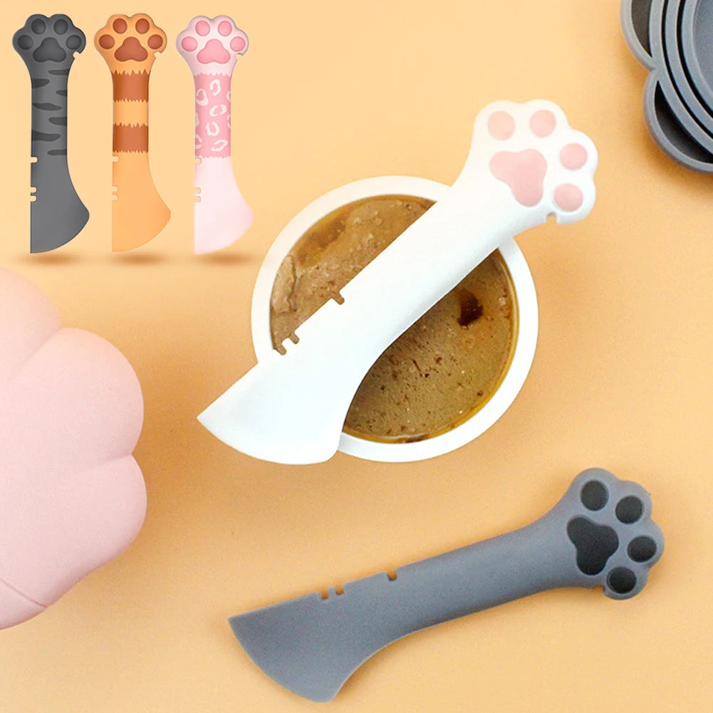 🥄 Multifunction Pet Canned Spoon – Jar Opener & Feeding Scoop for Dogs & Cats