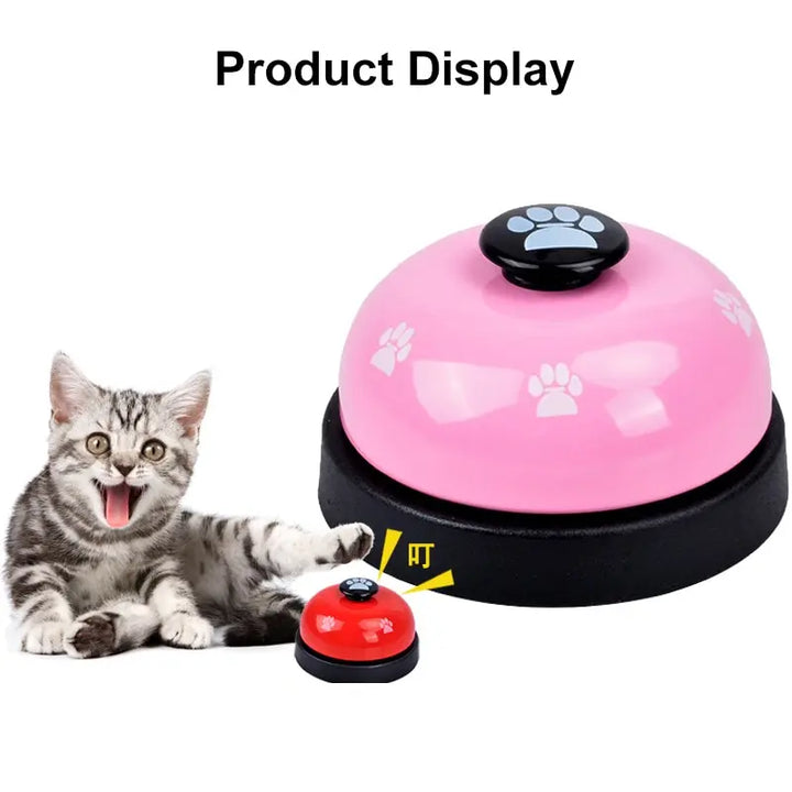 1pc Small Bell Footprint Dog Training Toy – Interactive Puppy Chew Toy for Teddy & Small Dogs