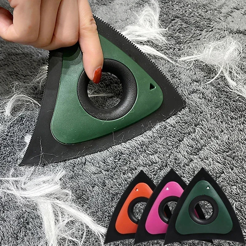 Creative Pet Hair Remover Brush – Reusable Fur Removal Tool for Car, Couch & Carpet Cleaning