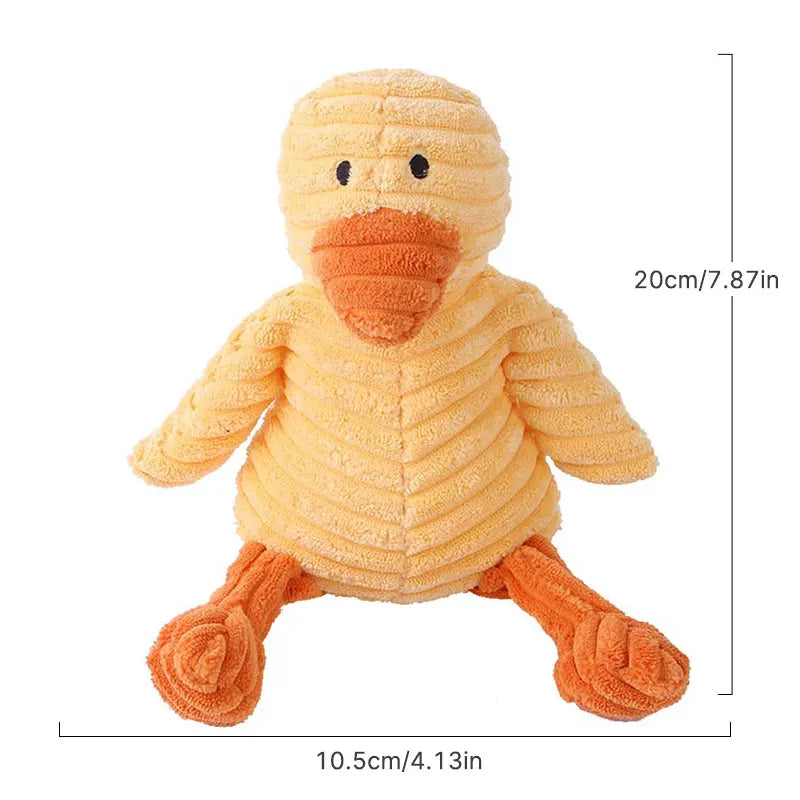 Donkey-Shaped Plush Squeaky Dog Toy – Durable Bite-Resistant Chew & Training Toy for Small and Large Dogs
