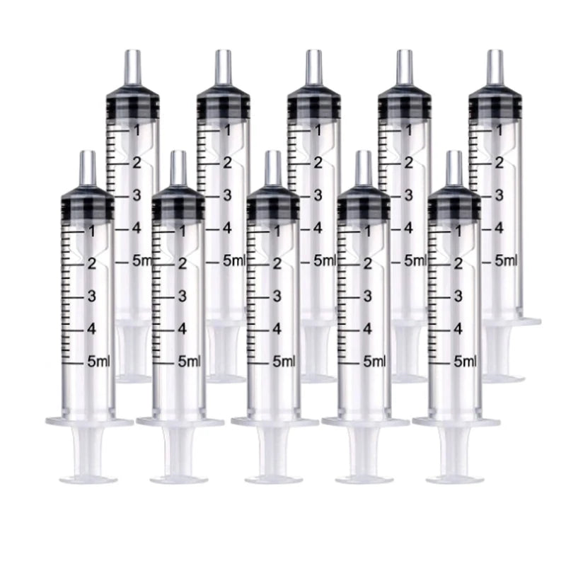 2-20Pcs Plastic Reusable Syringe (1ml-10ml) – Hydroponics, Measuring, Kitchen Tool