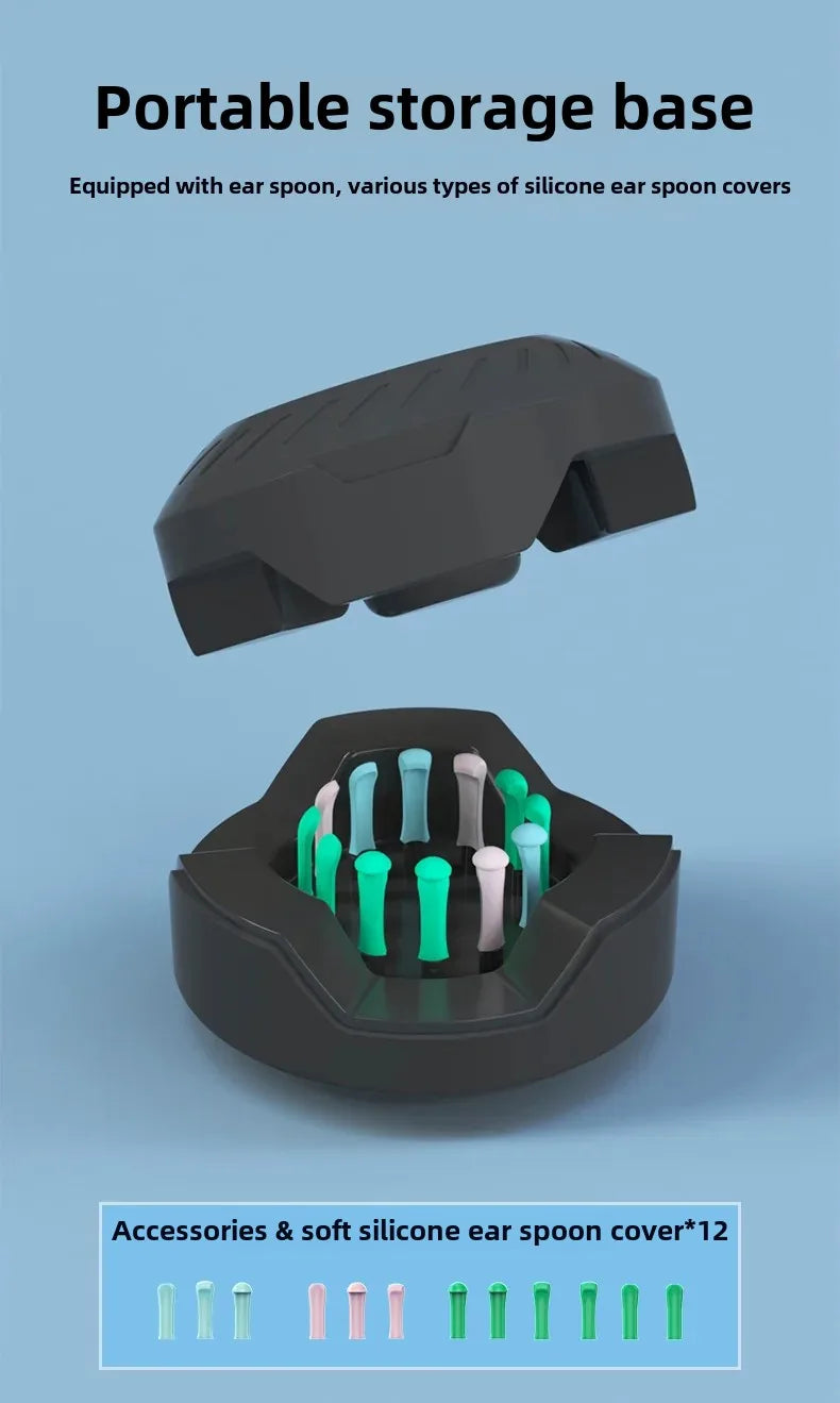 HD Ear Cleaner with Camera – NK3 Otoscope Wax Removal Tool Set with USB-C Charging & Endoscope for Ear Cleaning