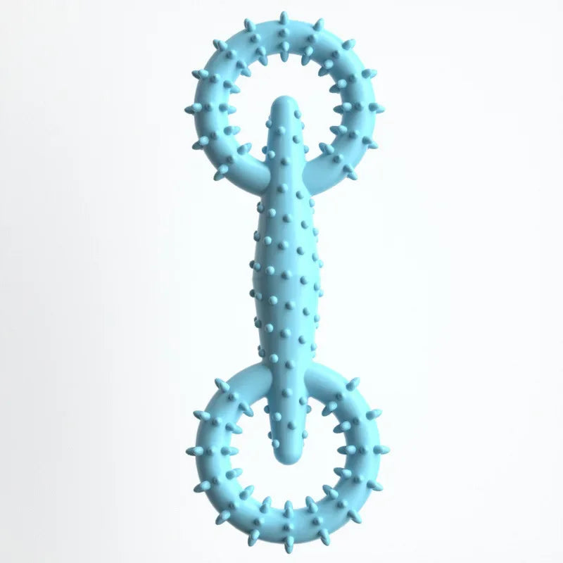 Indestructible Dog Pull Ring Toy – Interactive Chew Toy for Puppies, Teeth Cleaning & Boredom Relief