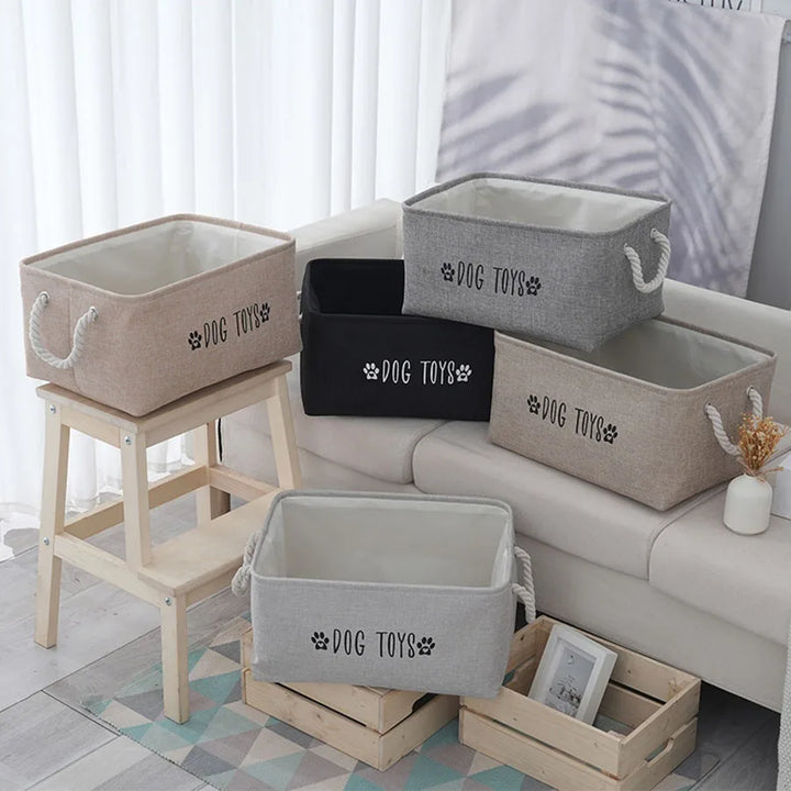Multi-Purpose Storage Baskets – Dog & Cat Toy Basket