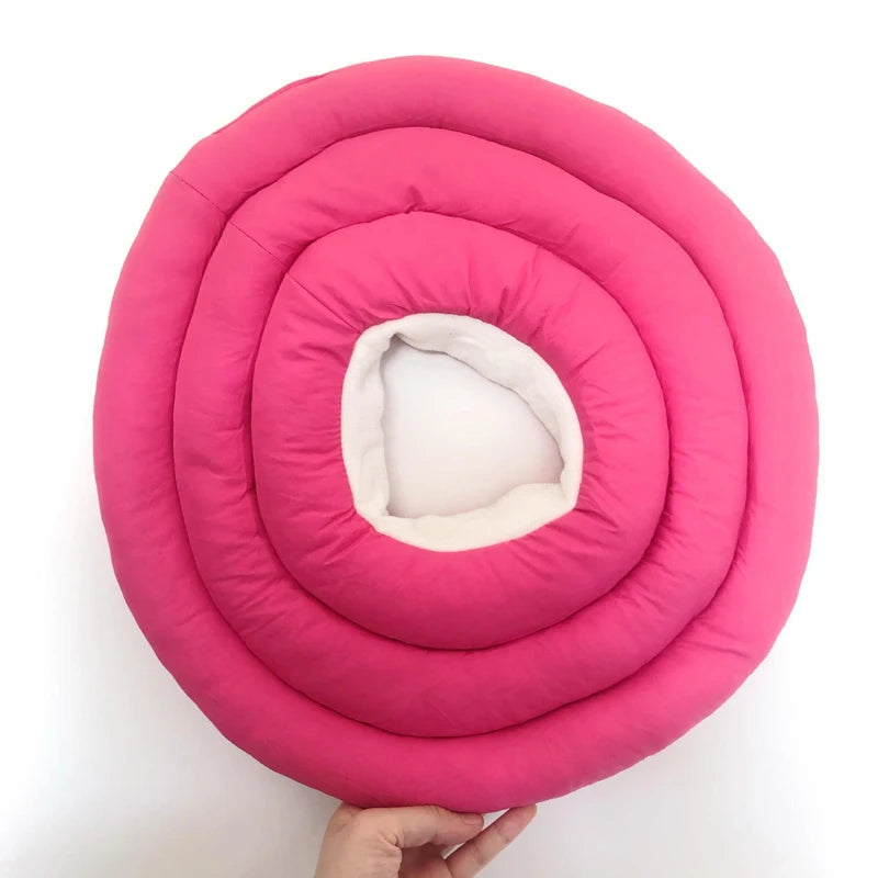 Soft Pet Recovery Collar – Cotton Elizabethan Neck Cone for Dogs & Cats – Anti-Scratch, Anti-Lick Wound Healing Headgear