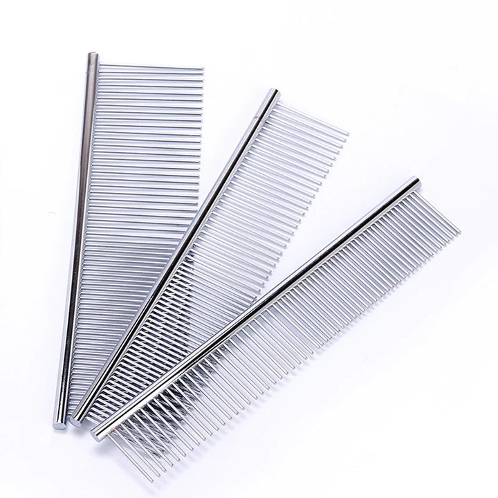 Pet Dematting Comb – Stainless Steel Grooming Comb for Dogs & Cats