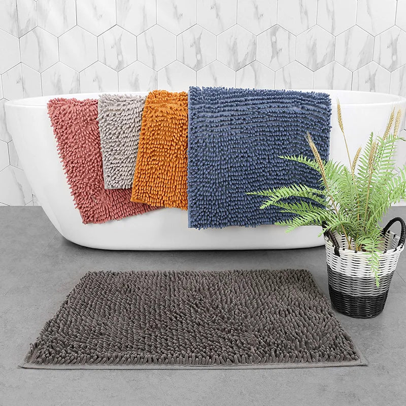Chenille Plush Pet Mat – Soft Absorbent Dog & Cat Bed Pad, Cozy Seat Cushion for Crates, Bathroom & Pet Lounging