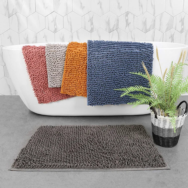 Chenille Plush Pet Mat – Soft Absorbent Dog & Cat Bed Pad, Cozy Seat Cushion for Crates, Bathroom & Pet Lounging