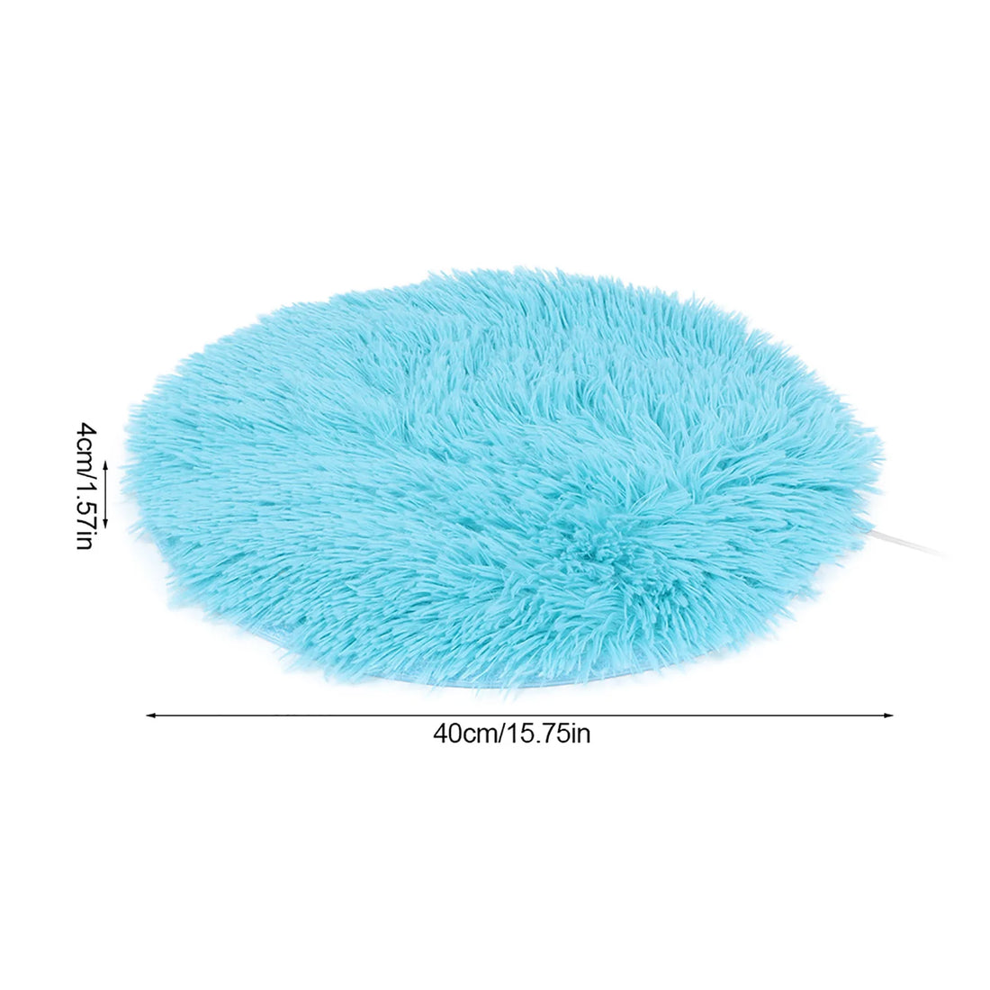 USB Heated Cat Plush Mat – Soft Electric Heating Pad for Cats & Small Dogs, Four Seasons Warm Pet Blanket