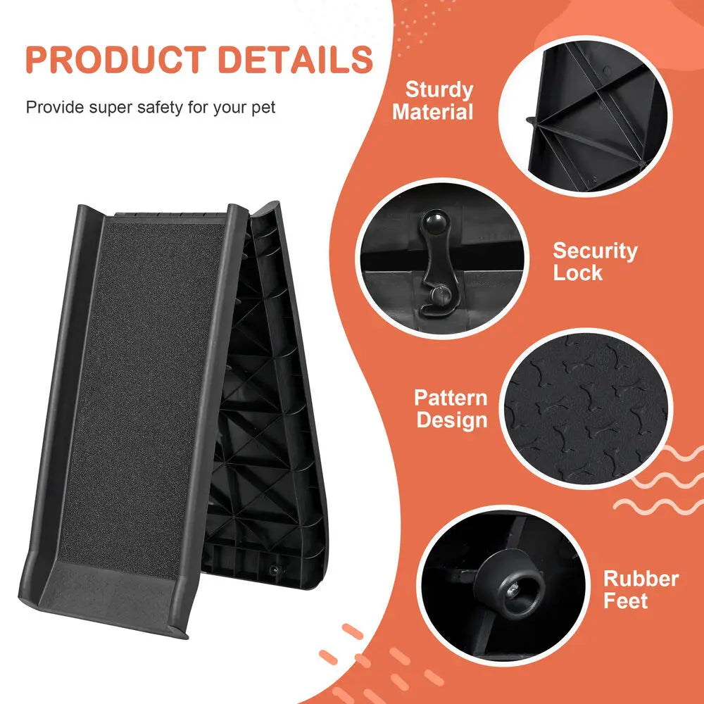 Foldable Pet Ramp – Lightweight Dog Ramp for Cars, Trucks & SUVs