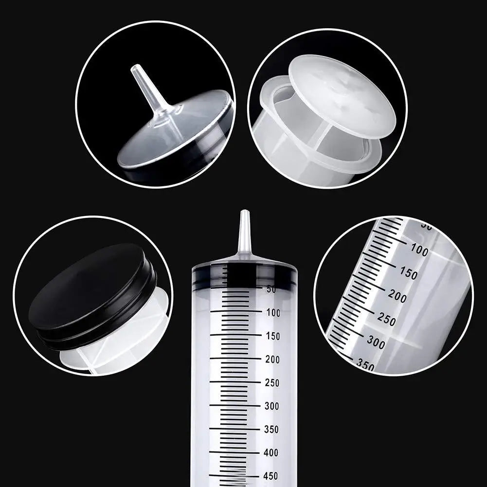 Multifunction Large Capacity Syringe with Hose – 100ml-550ml Pet Feeding, Oil, Fluid Injector