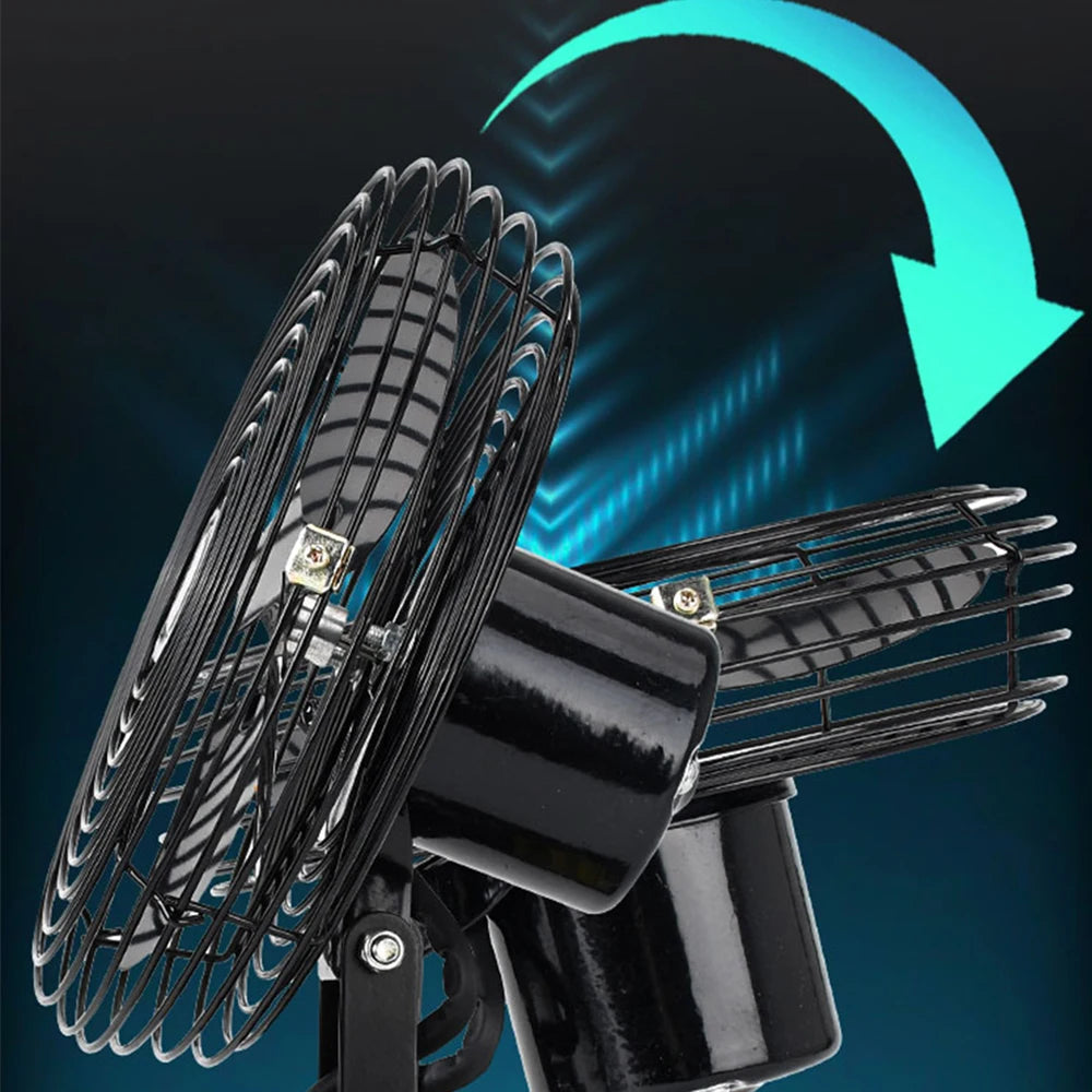 10000/20000mAh Wireless Camping Fan – 6-Inch Portable Outdoor Metal Fan for Fishing, Travel, Desktop Use – Compatible with Makita 20V Battery