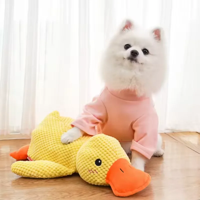 Stomping Duck Plush Dog Toy – Bite-Resistant Chew Toy for Large Dogs