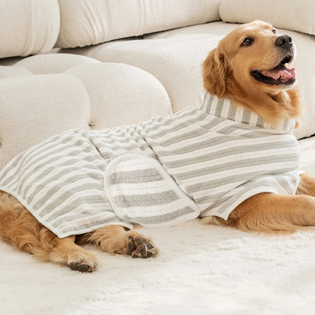 Ultra-Absorbent Dog Bath Towel – Quick-Drying Thick Pet Bathrobe