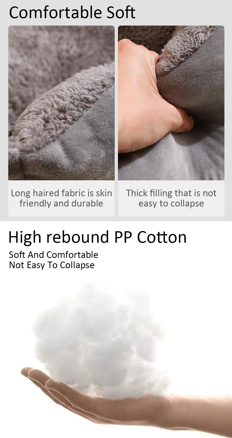 Cozy Cat & Dog Bed – Soft Pet Cushion House for Cats & Small Dogs, Basket-Style Pet Habitat