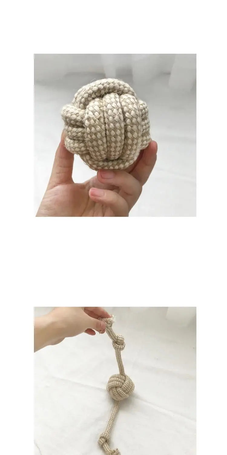 Knot Chew Toy – Teeth Cleaning & Interactive Play for Pets 🪢🐾