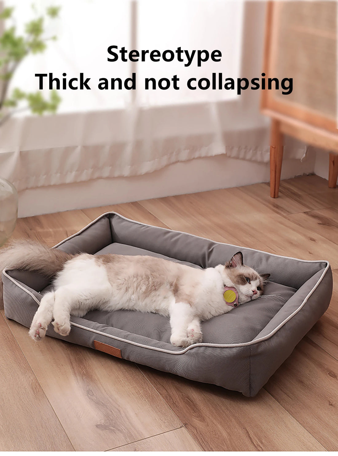 Waterproof Dog Bed – All-Season Oxford Fabric Pet Bed with Thickened PP Cotton Filling