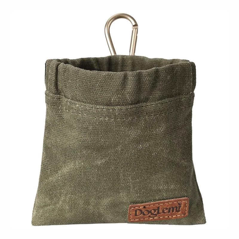 Dog Training Treat Pouch – Portable Outdoor Snack Bag for Pets with Oil-Resistant Interior