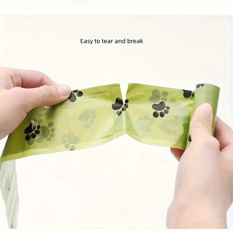 36 Rolls (540 Bags) Leak-Proof Dog Poop Bags – Paw Print Design Pet Waste Bags for Outdoor Cleaning