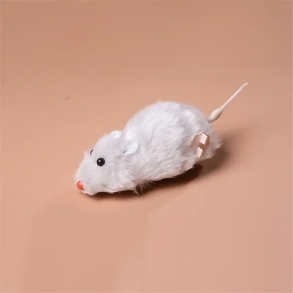 Lifelike Plush Running Mouse Toy for Cats & Dogs – Random Color, Fun Gift