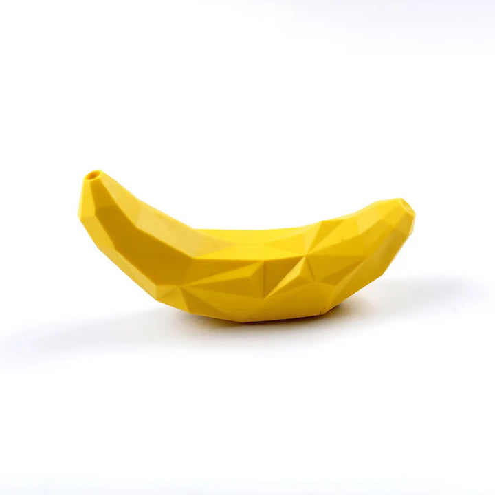 Rubber Dog Ball Chew Dispenser – Squeaky Food-Leaking Tooth Cleaning Snack Toy for Puppies & Dogs