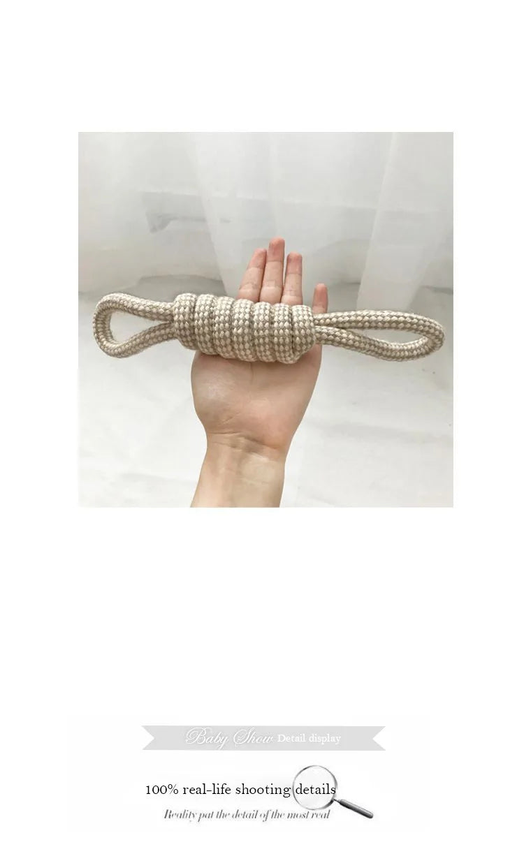 Knot Chew Toy – Teeth Cleaning & Interactive Play for Pets 🪢🐾