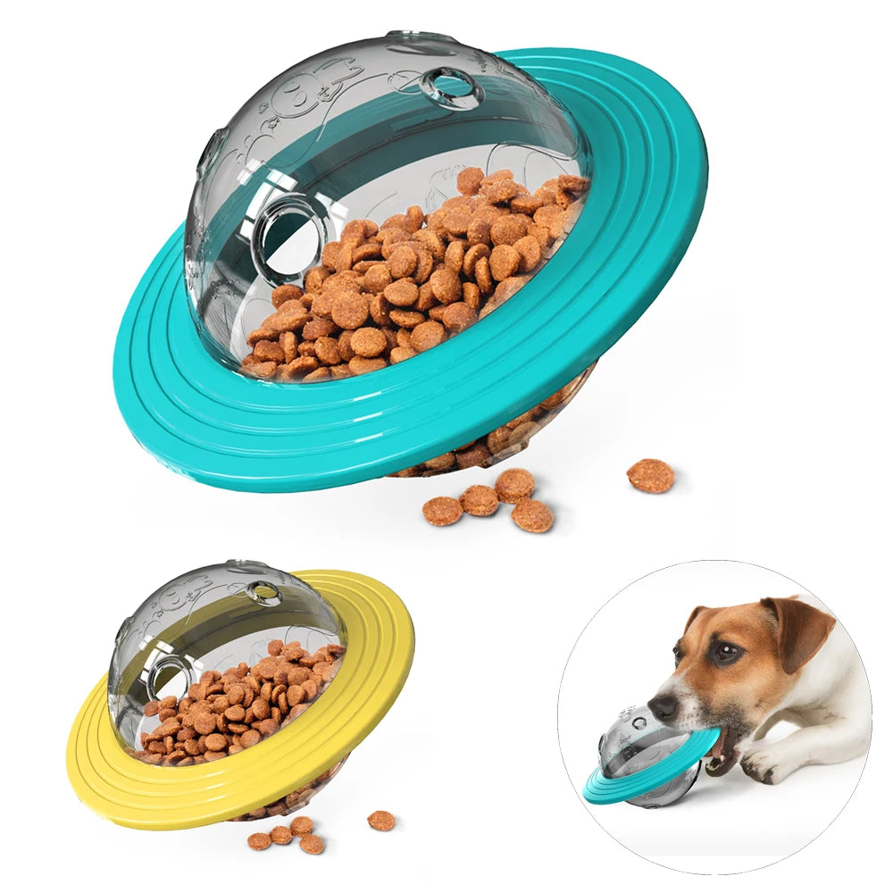 Dog Flying Disk Food Dispenser – Interactive Slow Feeder Toy 🥏🐾