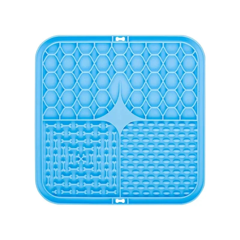 Pet Licking Pad – Slow Feeder Silicone Bowl for Dogs & Cats