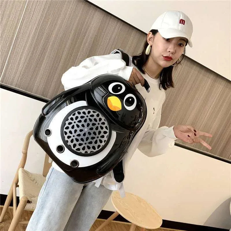 Space Capsule Cat & Dog Backpack – Breathable Portable Pet Travel Carrier with Cartoon Design