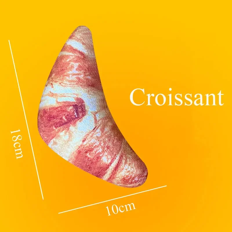 🧸 Plush Dog Toys – Squeaky Soft Pet Chew Toys (Ice Cream, Fries, Hamburger)