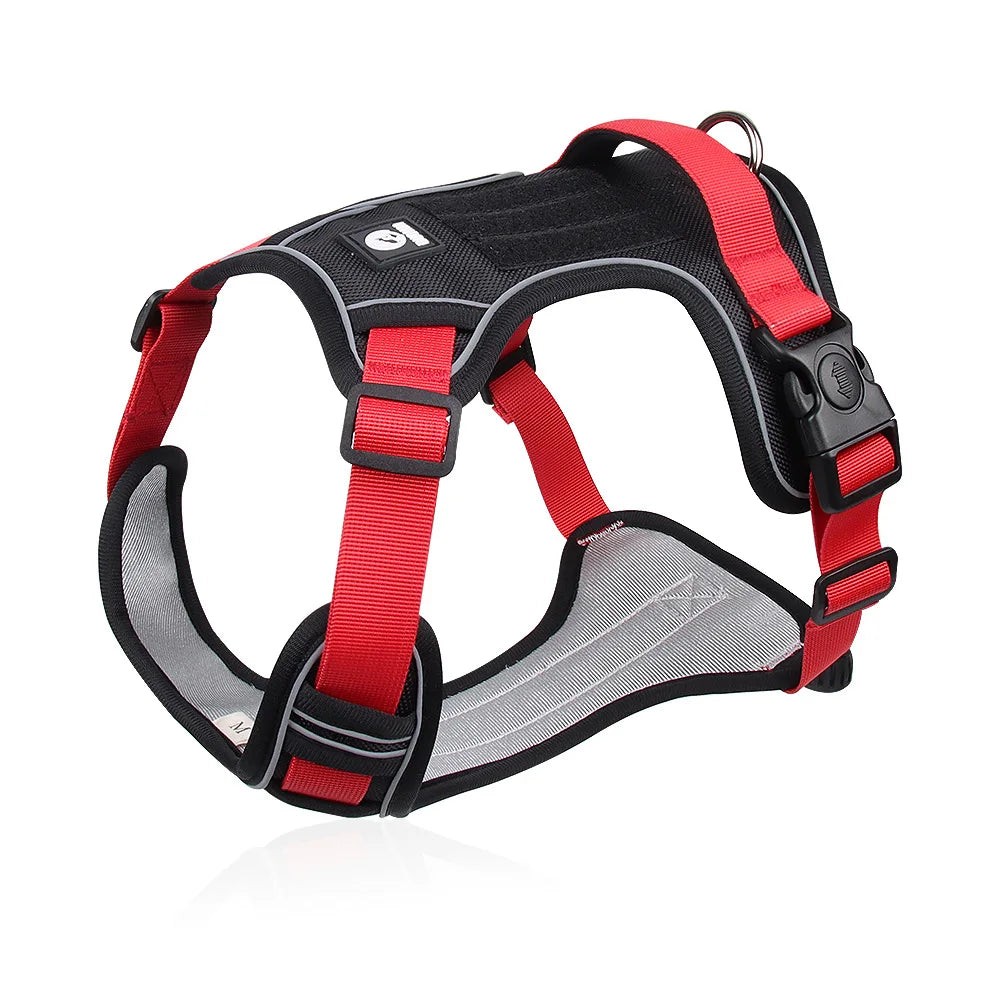 🛡️ Tactical Dog Harness – Reflective Waterproof Vest for Medium & Large Dogs