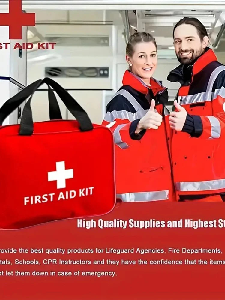 Multi-Purpose First Aid Kit – Portable Emergency Medical Kit for Hiking, Hunting, Camping & Travel (Small/Large Sizes)